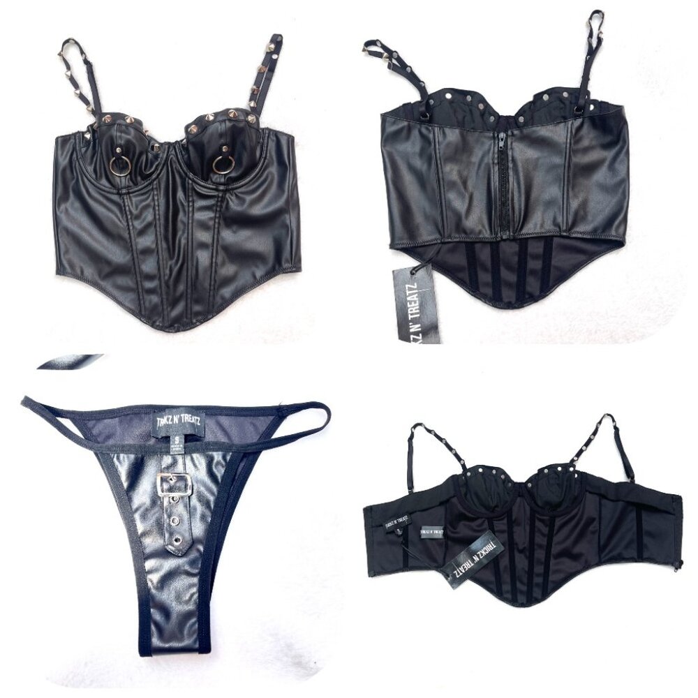 NWT DOLS KILL SMEXY Demanding Cowgirl Costume Set Rave $170 - Picture 3 of 13